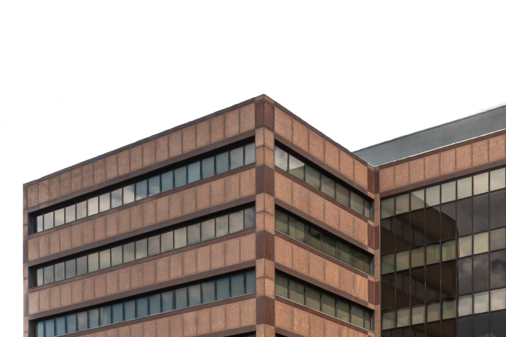 Exterior of 6400 Shafer Court office building in Rosemont near O’Hare.